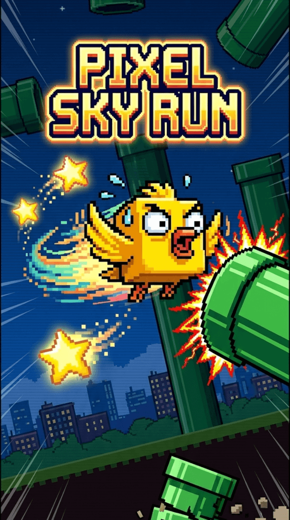 Pixel Sky Run